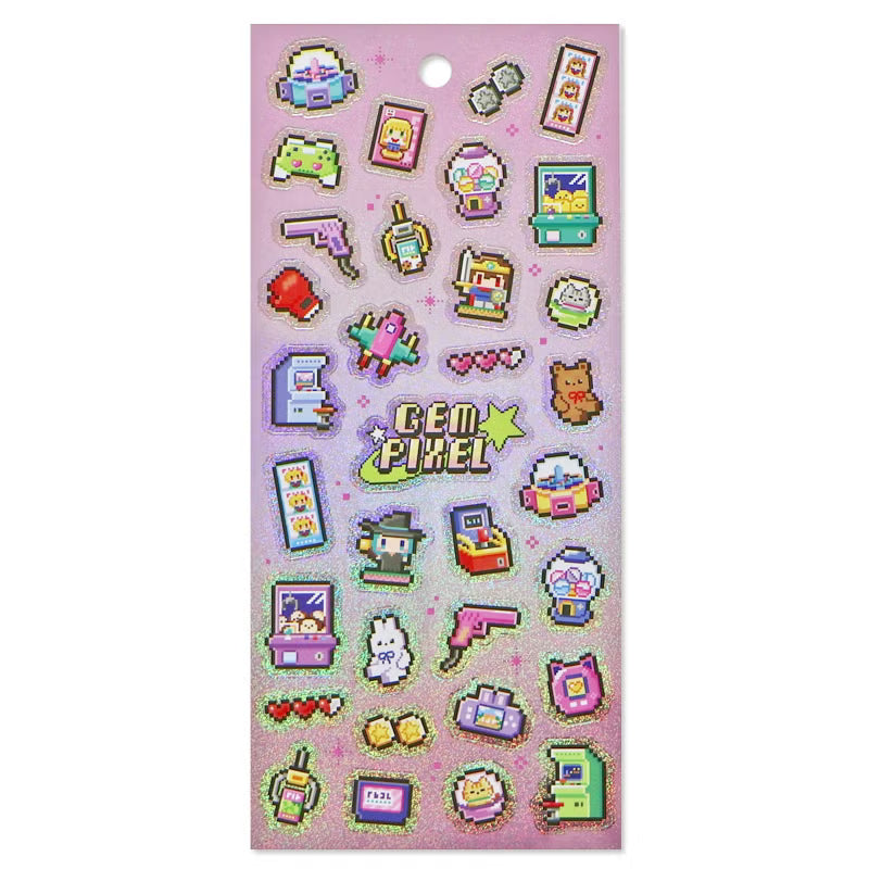 マインドウェイブ / ジェムピクセルステッカー「ゲームセンター」