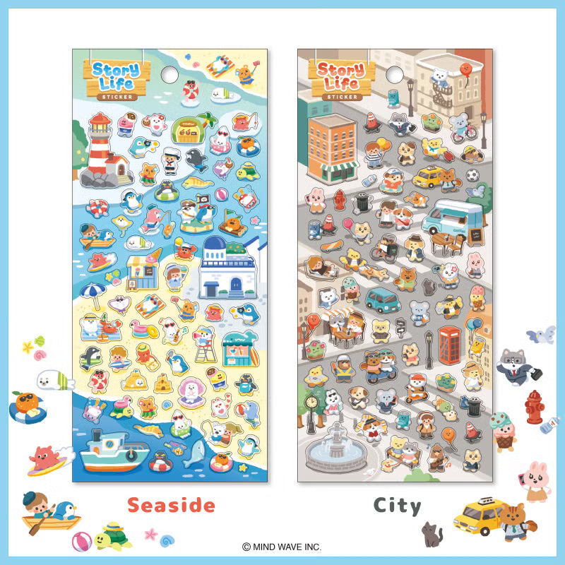 マインドウェイブ / ストーリーライフステッカー「City」