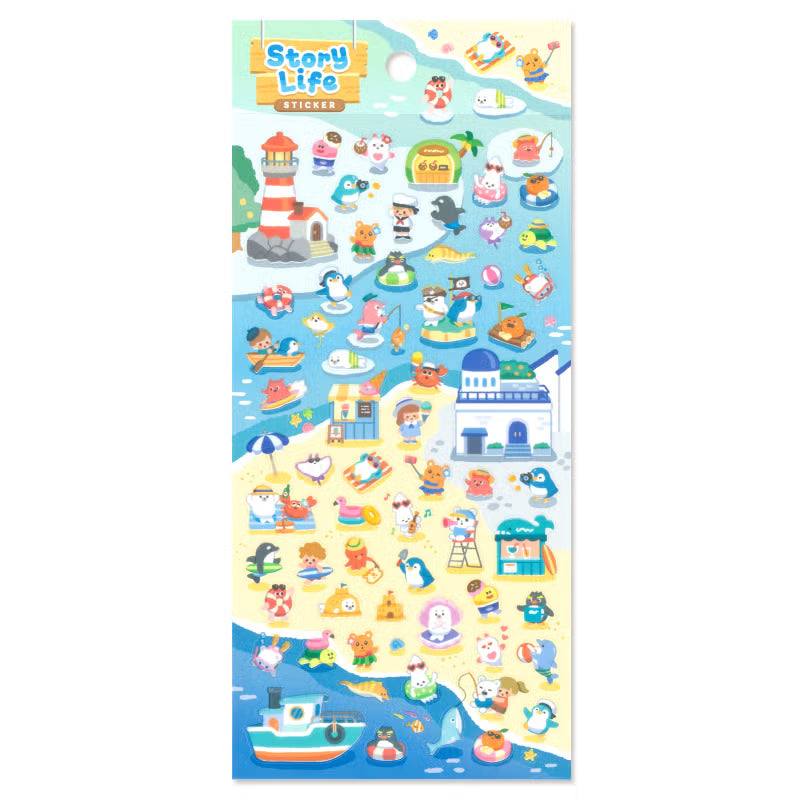 マインドウェイブ / ストーリーライフステッカー「Seaside」