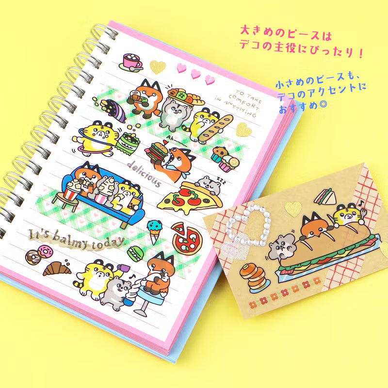 マインドウェイブ / ポンプタウンステッカー「くいしんぼうな3人組」