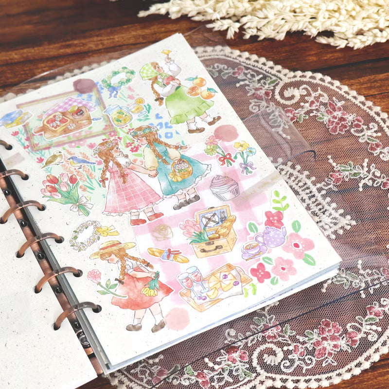 マインドウェイブ / チアリーチェリーステッカー「お花畑」