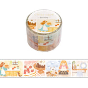 マインドウェイブ / クリアテープ（30mm幅 箔押し）「baking scene」