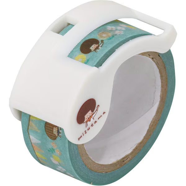 mizutama / Limited Edition / 2-Way Ribonbon Tape Cutter (white / slim)