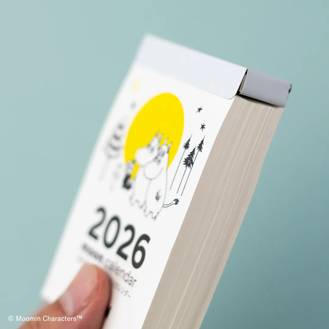 【2026年】ムーミン 月の満ち欠け 卓上日めくりカレンダー （小）
