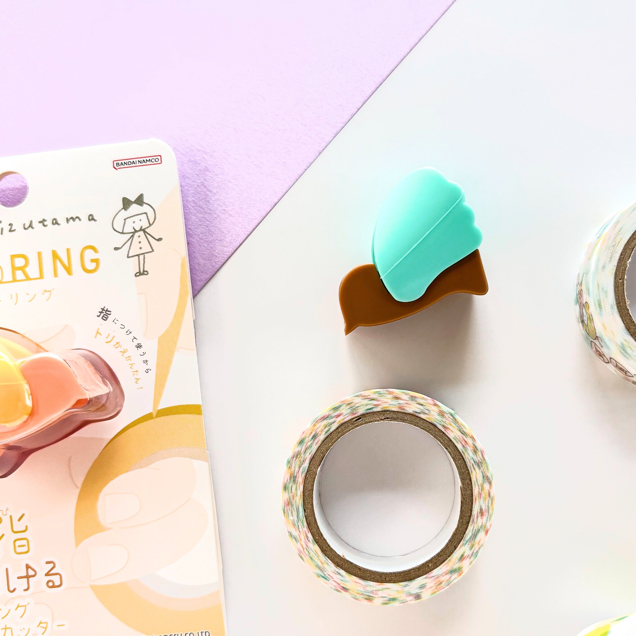 mizutama x サンスター文具 / キリトリング「バナナ＆ストロベリー」