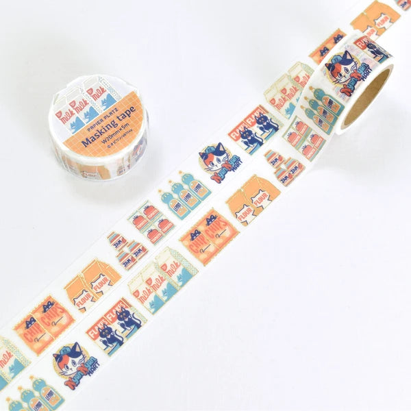 オビワン /マスキングテープ（箔押し）「NyanNyan MART - SHOPPING -」