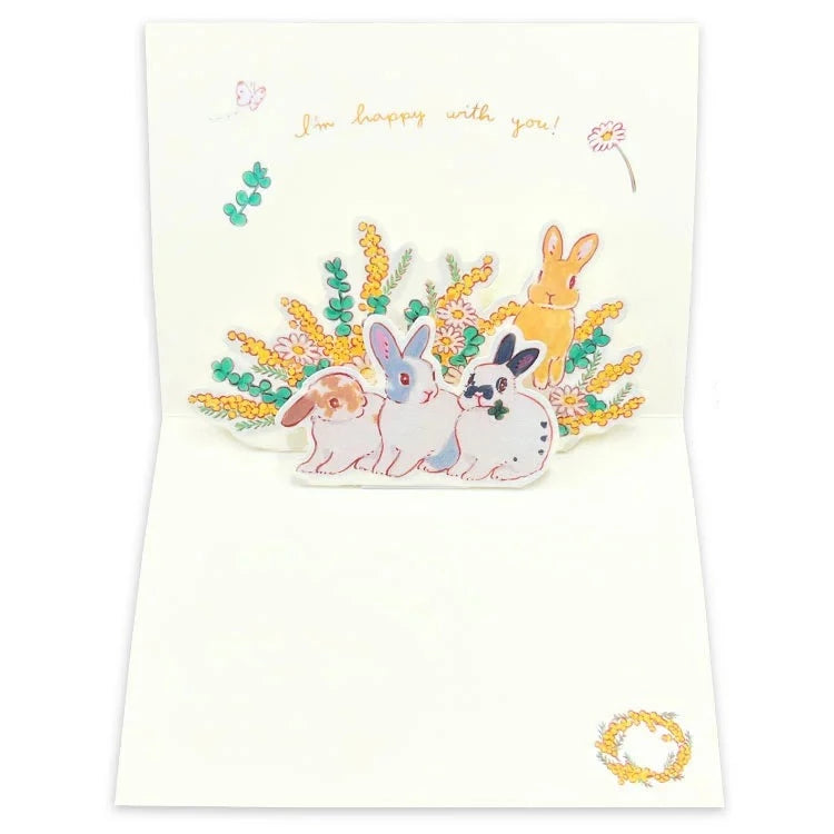 Last Stock Shinako Moriyama Greeting Pop-up Card - Just for You