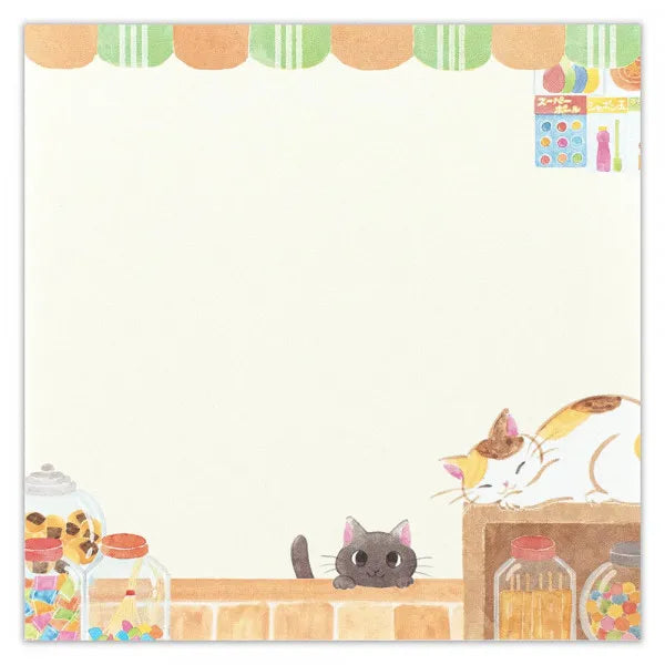 Cat Memo Pad - Candy Store