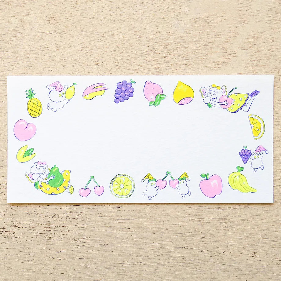 北澤平祐 / 一筆箋「くだものをはこぶみんな」