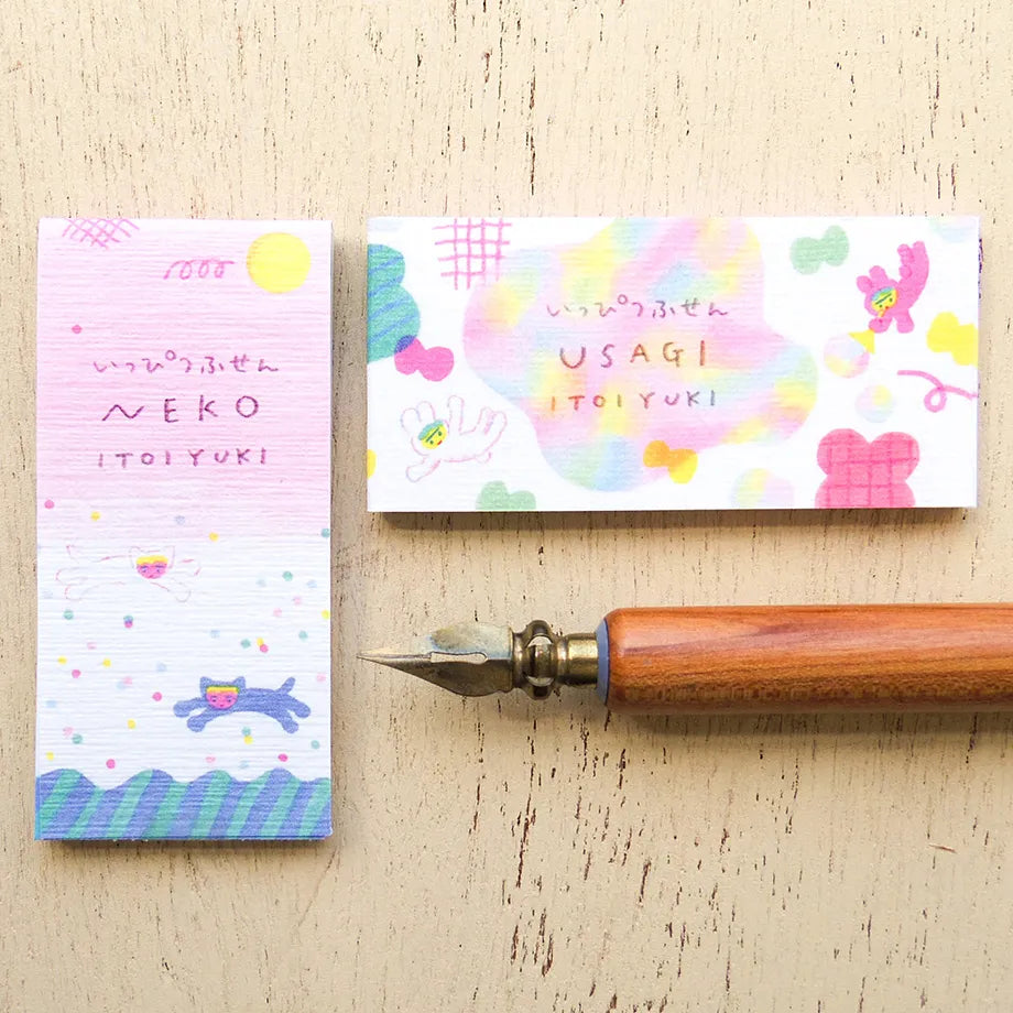 いといゆき / 一筆ふせん「USAGI・NEKO」