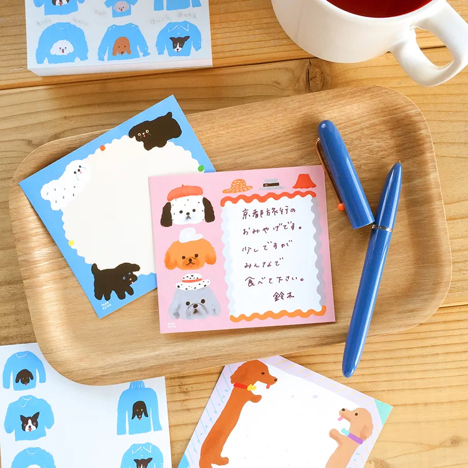Reiko Tada / Square Memo Pad - DOG YEAR