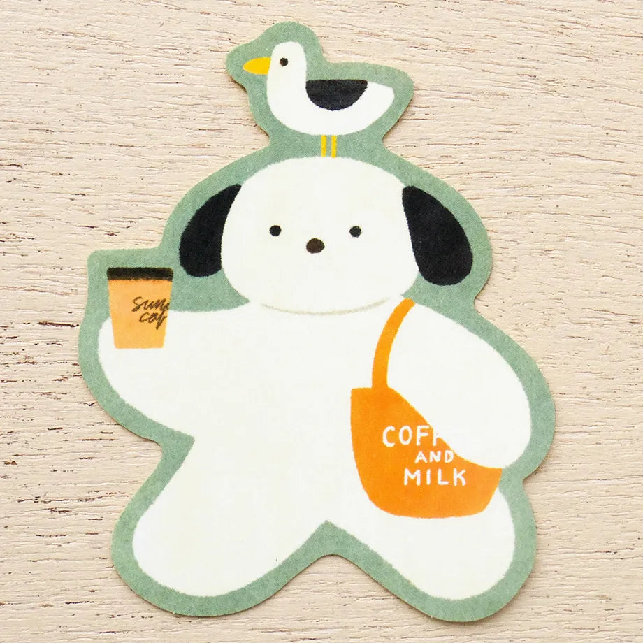 Mariko Fukuoka / Vinyl Sticker - With Mame