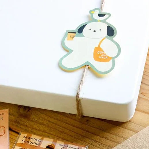 Mariko Fukuoka / Vinyl Sticker - With Mame