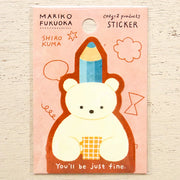福岡麻利子 / ステッカー「SHIROKUMA」