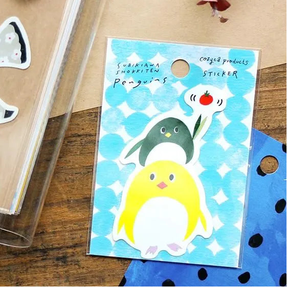 Subikiawa. / ステッカー「Penguins」