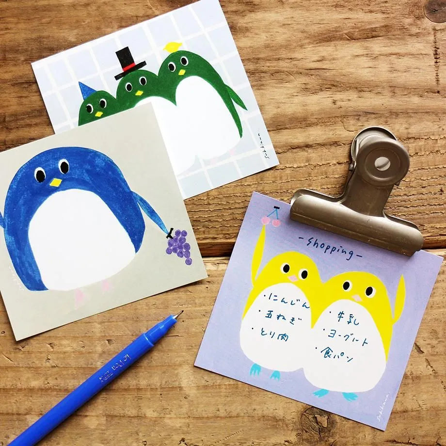 Subikiawa. / Square Memo Pad - PENGUIN2