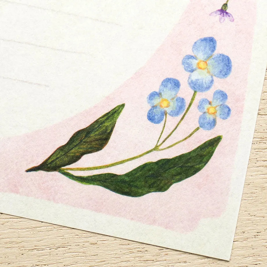 浅野みどり / レターセット「flower birds」