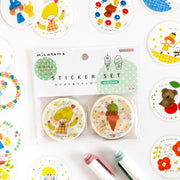 mizutama / Limited Edition / Circle Flake Stickers (mint / 50 different stickers)