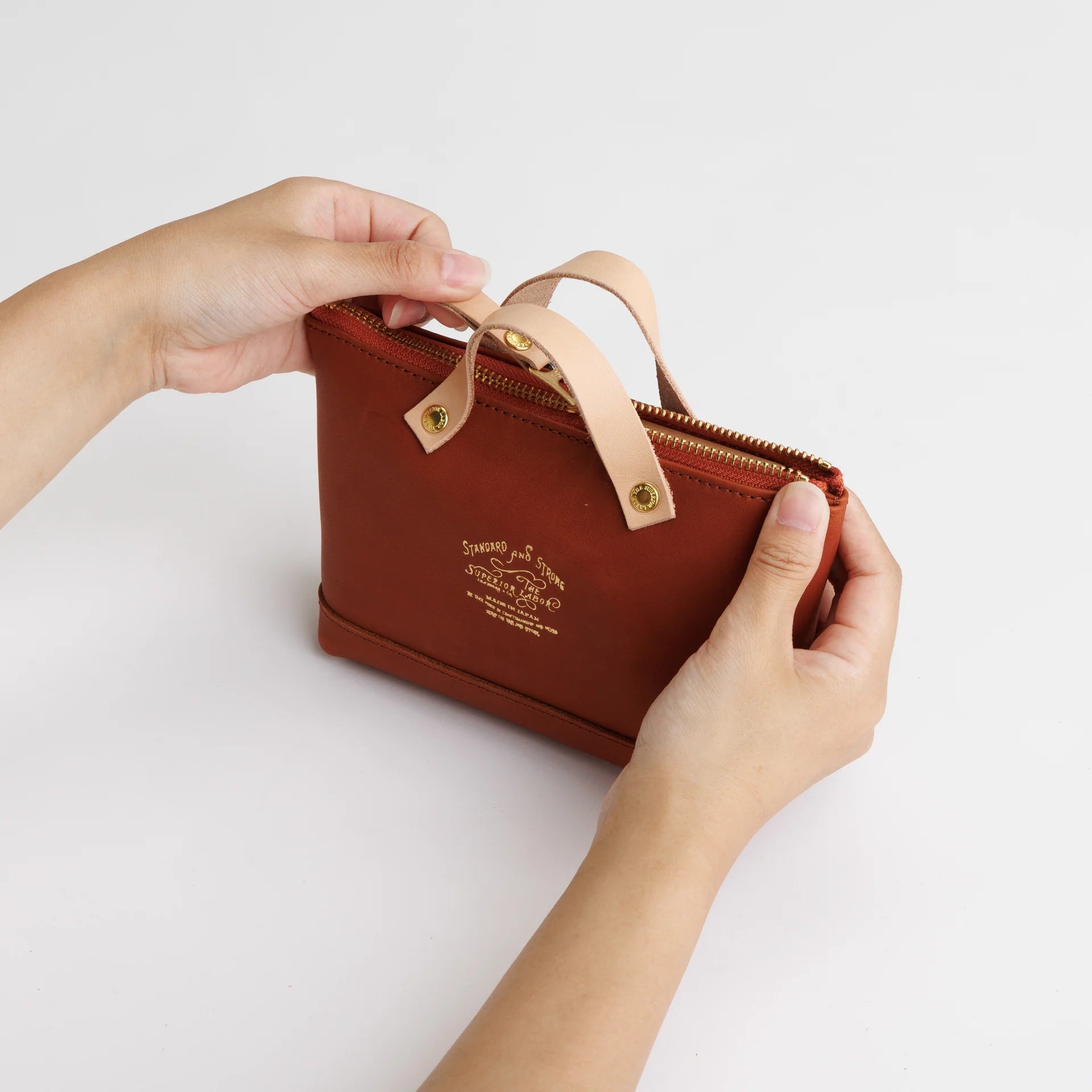 The Superior Labor / all leather engineer pouch (3 Colors)