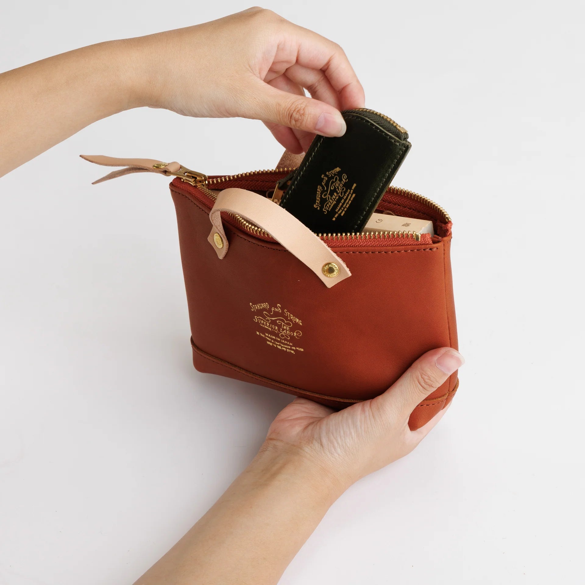The Superior Labor / all leather engineer pouch (3 Colors)