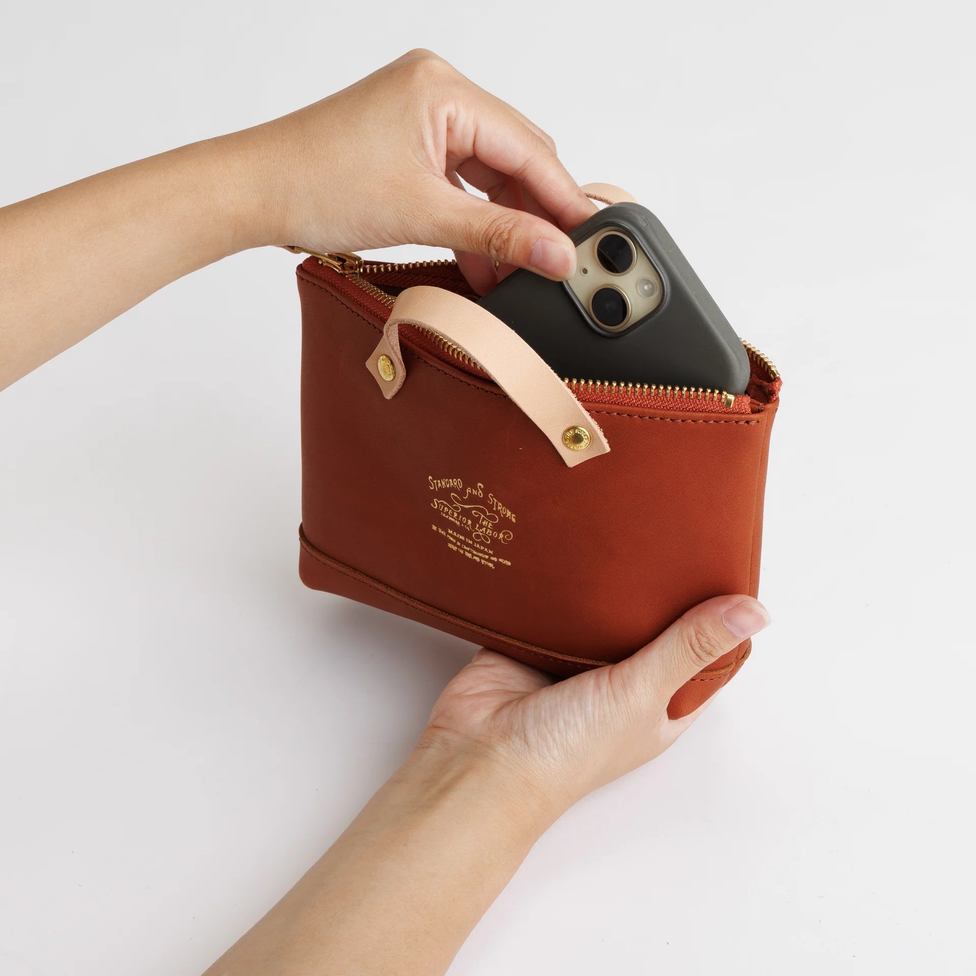 The Superior Labor / all leather engineer pouch (3 Colors)