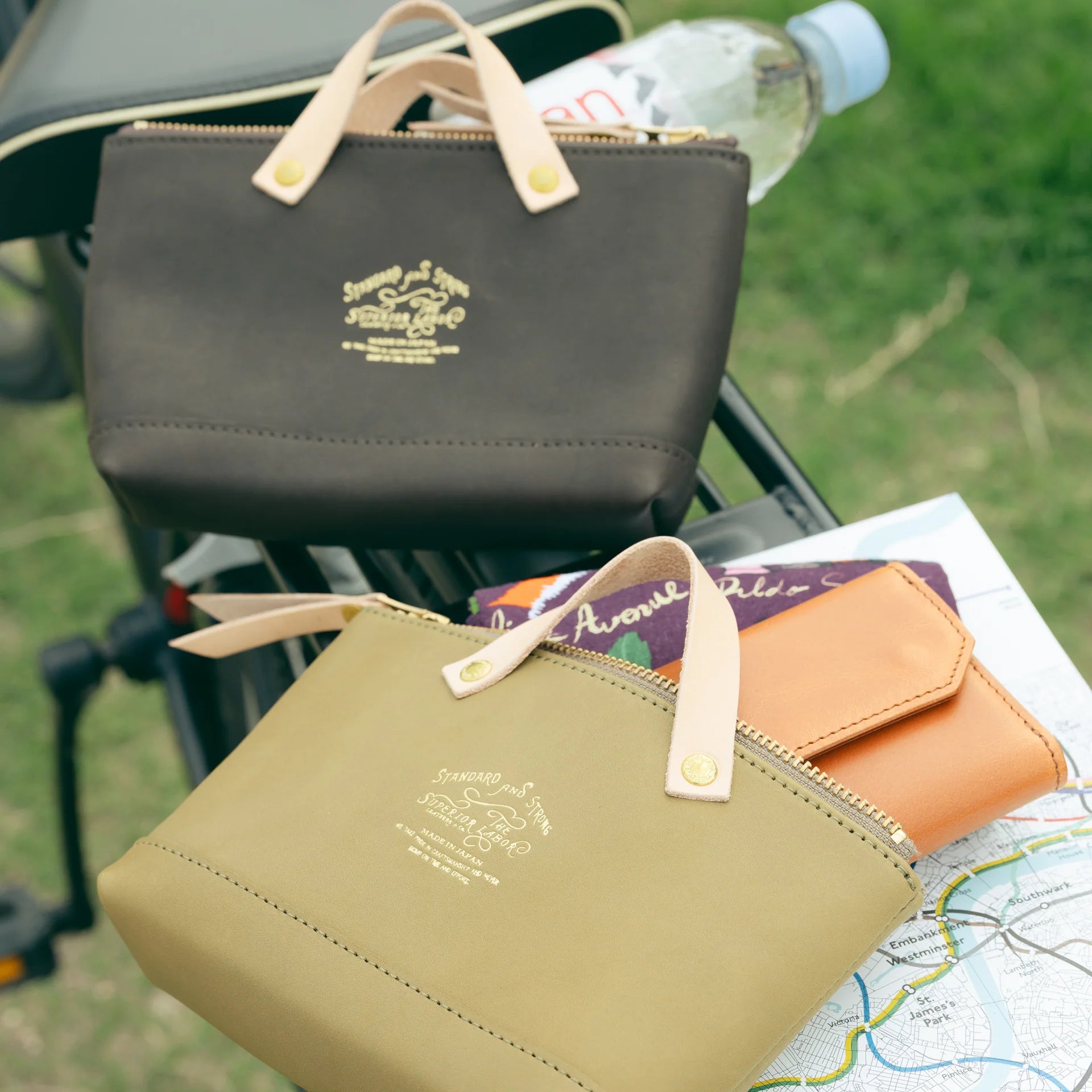 The Superior Labor / all leather engineer pouch (3 Colors)
