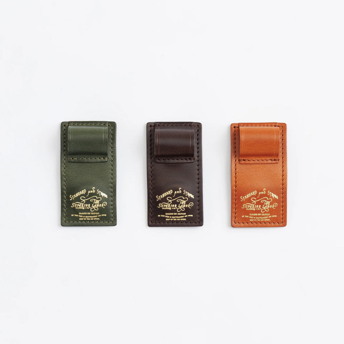 THE SUPERIOR LABOR / magnet pen clip/pull-up leather