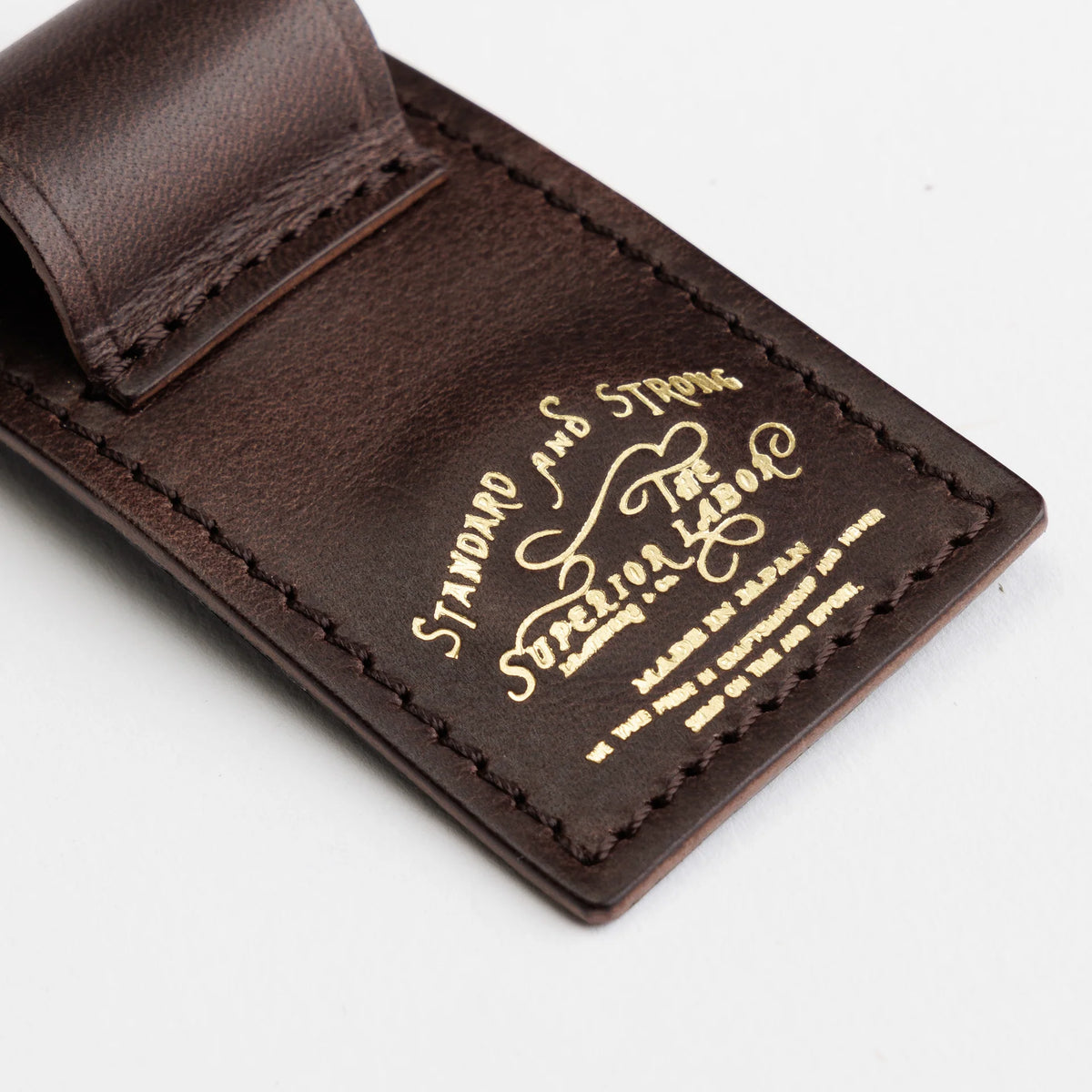 THE SUPERIOR LABOR / magnet pen clip/pull-up leather