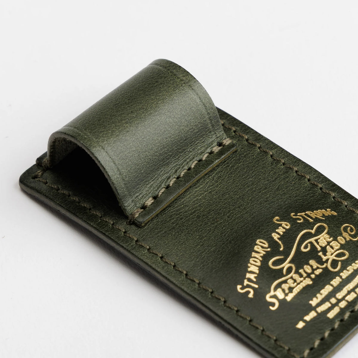 THE SUPERIOR LABOR / magnet pen clip/pull-up leather