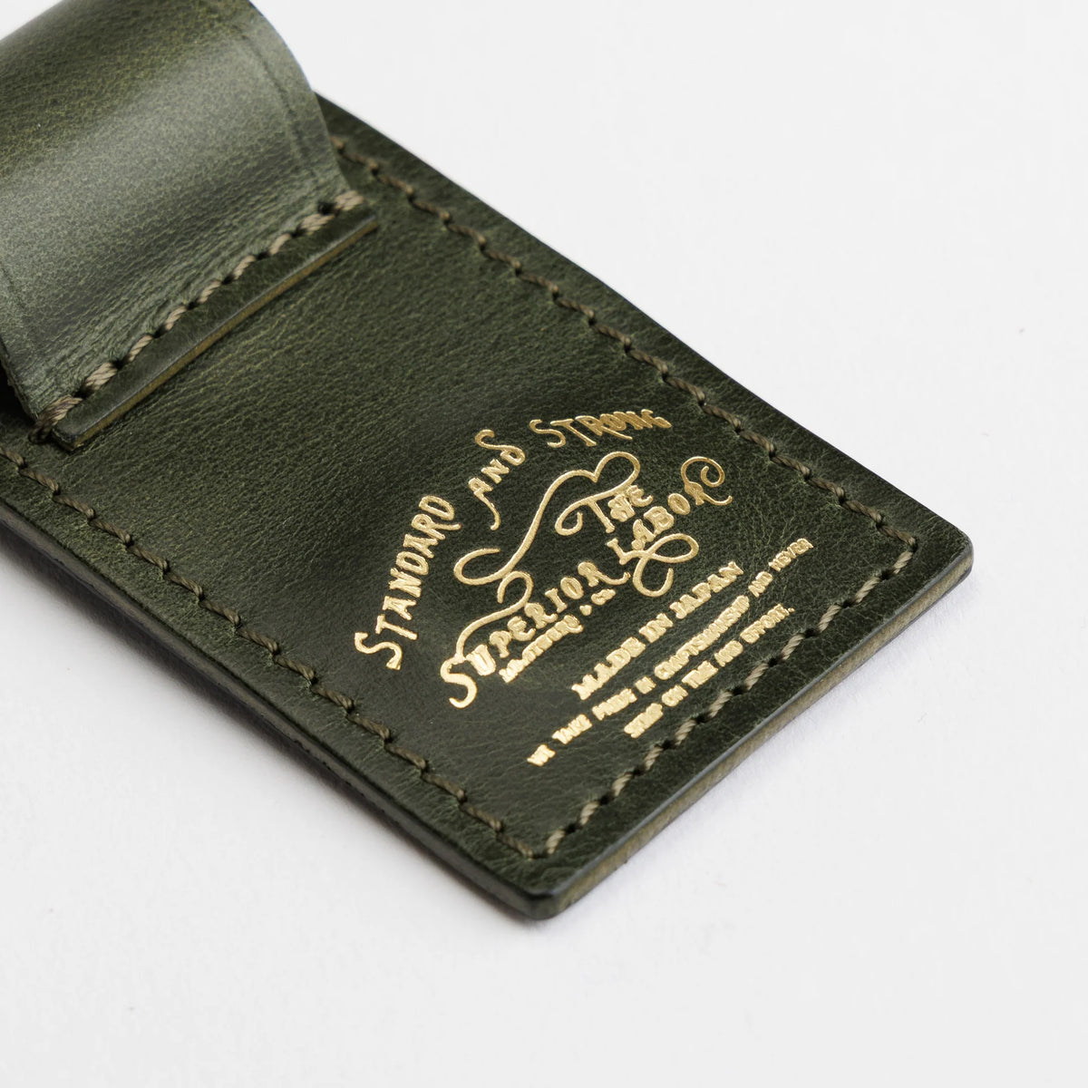 THE SUPERIOR LABOR / magnet pen clip/pull-up leather