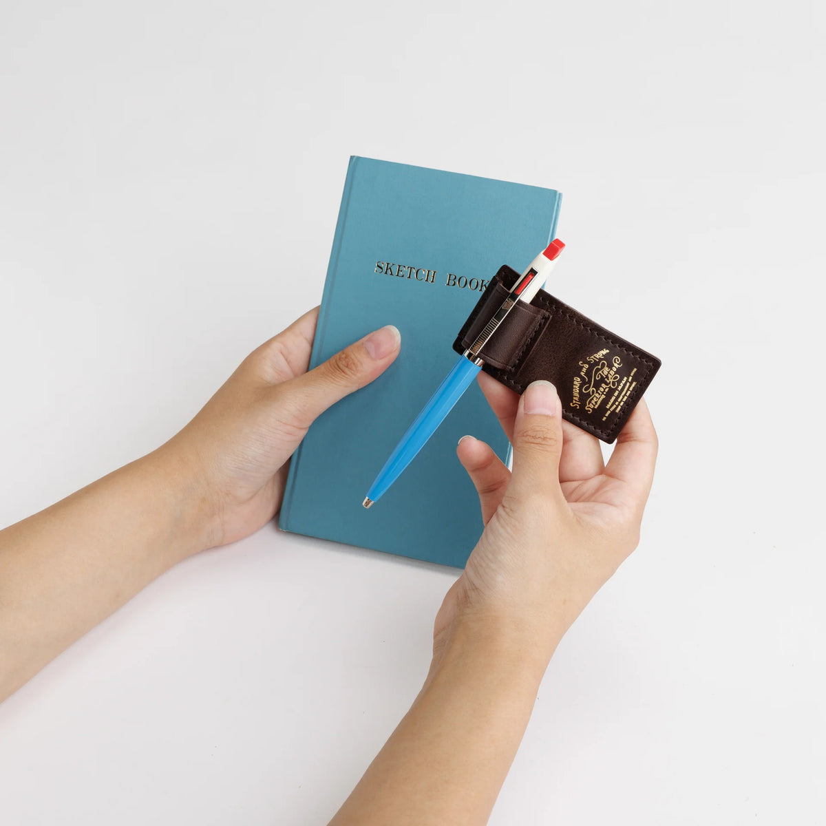 THE SUPERIOR LABOR / magnet pen clip/pull-up leather