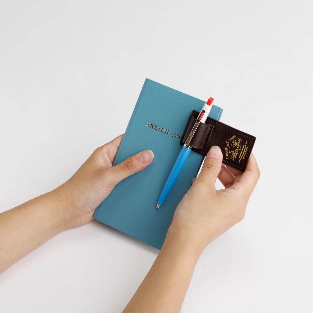 THE SUPERIOR LABOR / magnet pen clip/pull-up leather