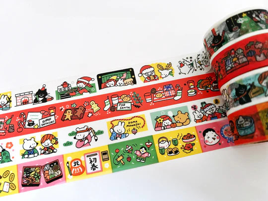 Sakuralala マスキングテープ「Oshogatsu Table」