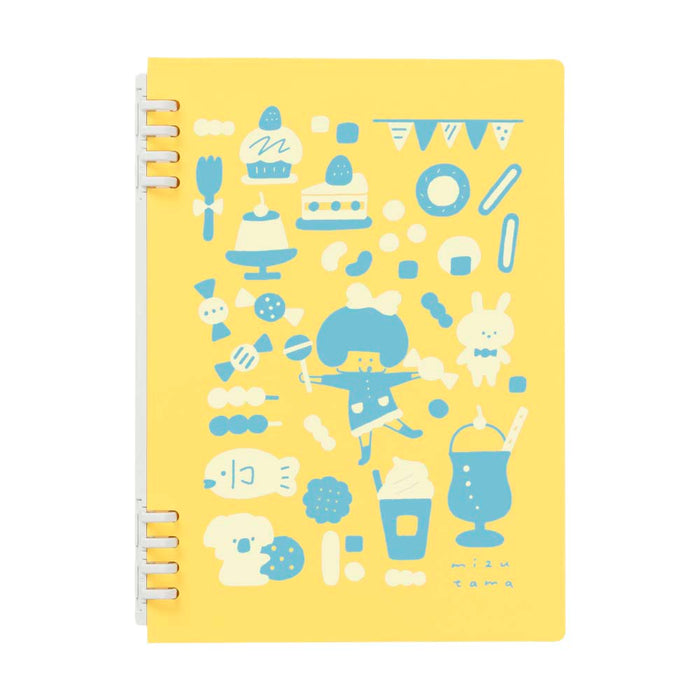 mizutama / Téflaine Ring Notebook (2 Designs / A5 Size)