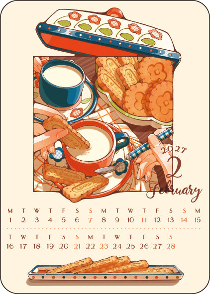 [2027年] 日菜乃 / カレンダーステッカー（マンスリー）