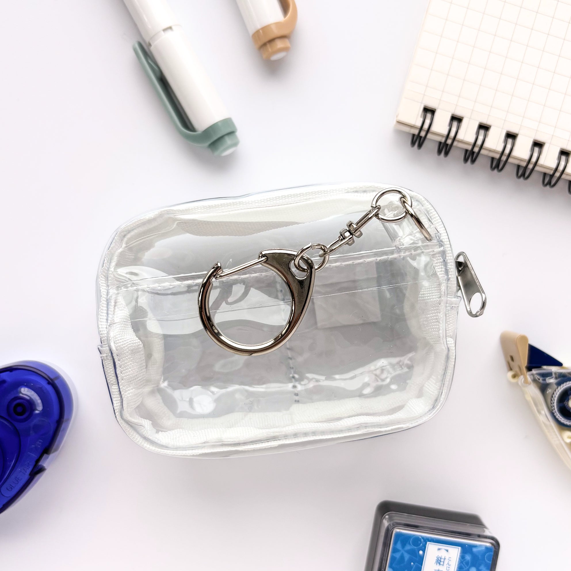 Delfonics / Mini Utility Pouch Keychain - Clear (Clear)