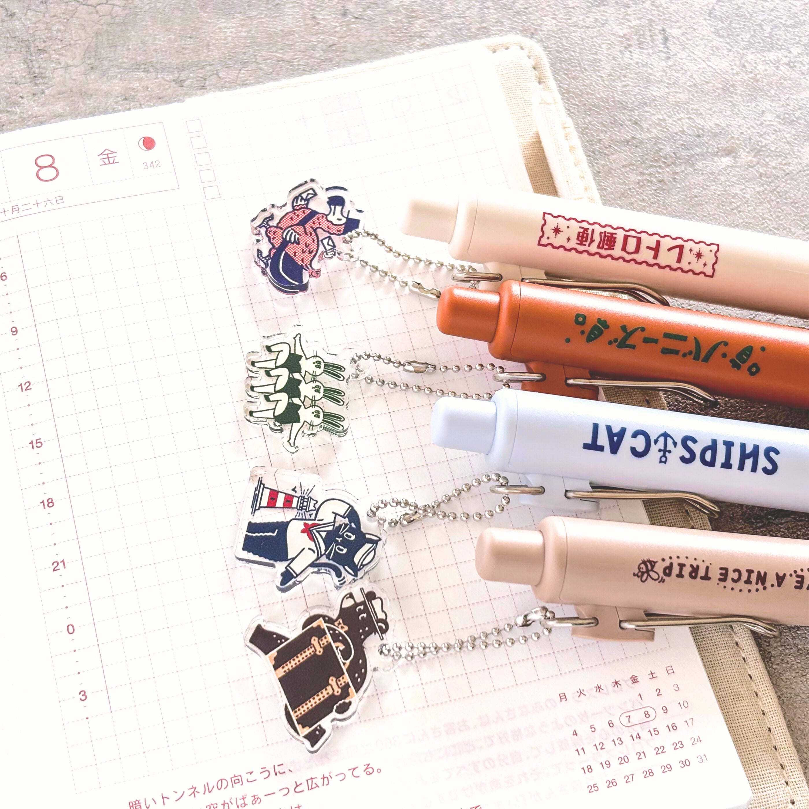 Obi1 / Uni-ball One P - Have a nice trip (0.38mm)