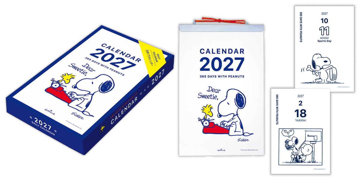 [2027] Snoopy / One-day-a-page Himekuri Calendar