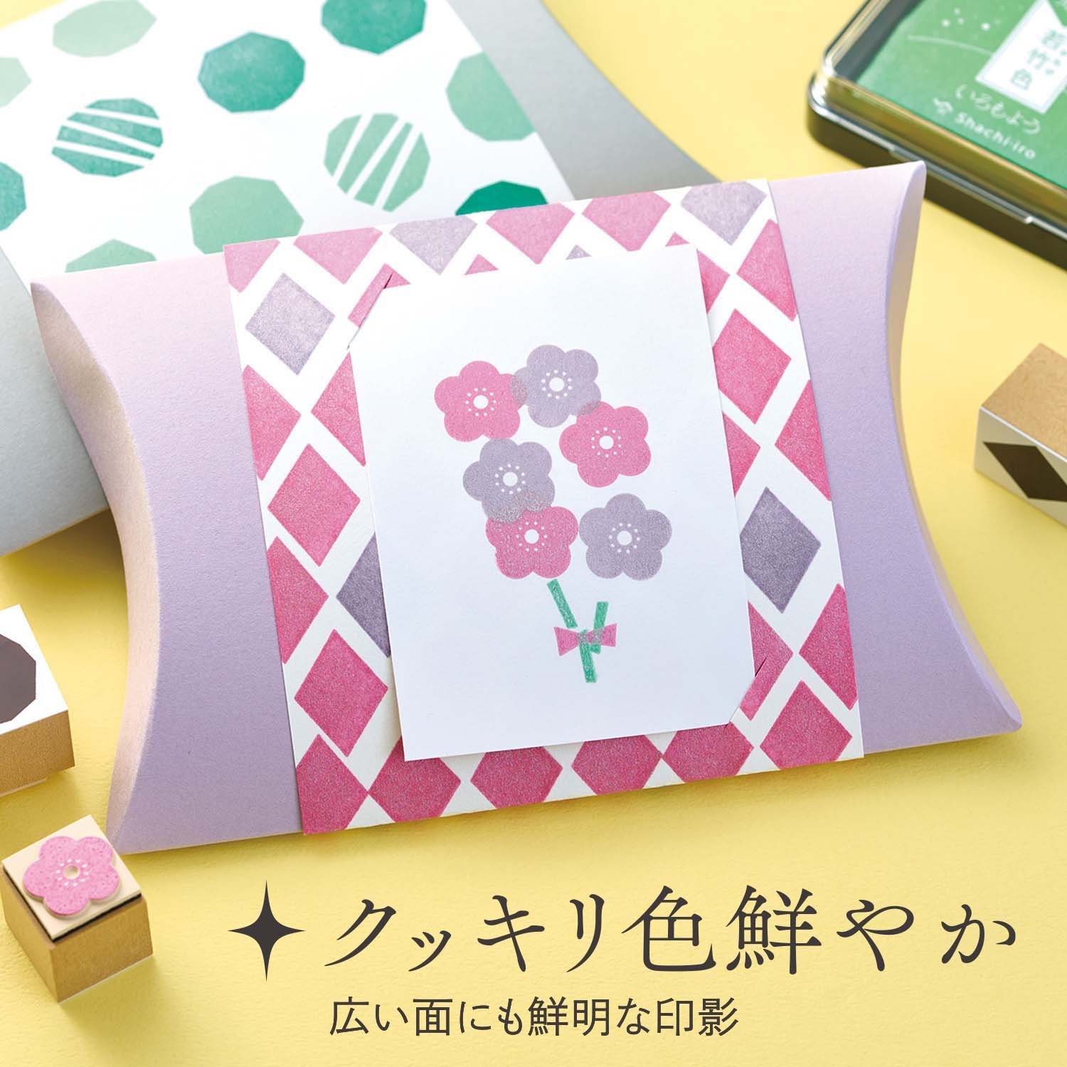 Shiny Iromoyo Stamp Ink - 若竹色 (Light Green)