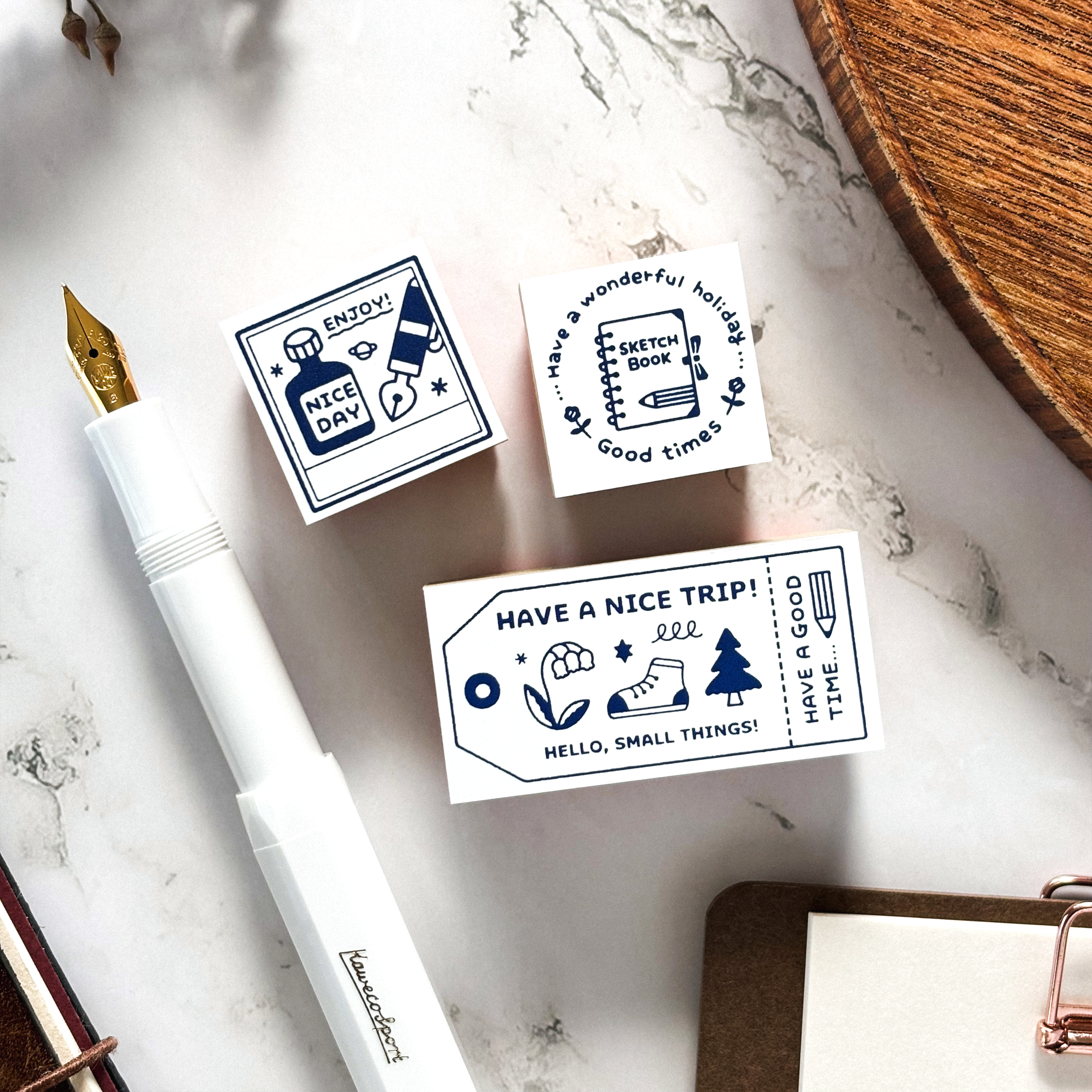 CTFJ x eric Rubber Stamp - Enjoy!