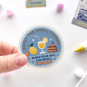 Hello, Harajuku! Limited Edition / eric / Vinyl Sticker - Enjoy the small things