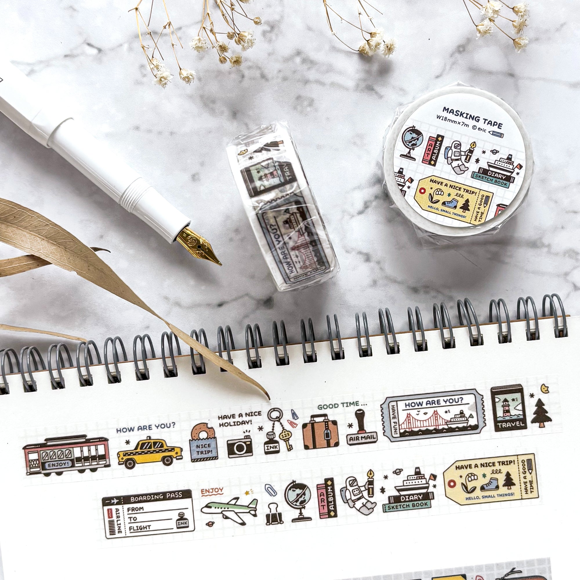 [Limited Edition] eric x CTFJ / Washi Tapes - Have a Nice Trip!
