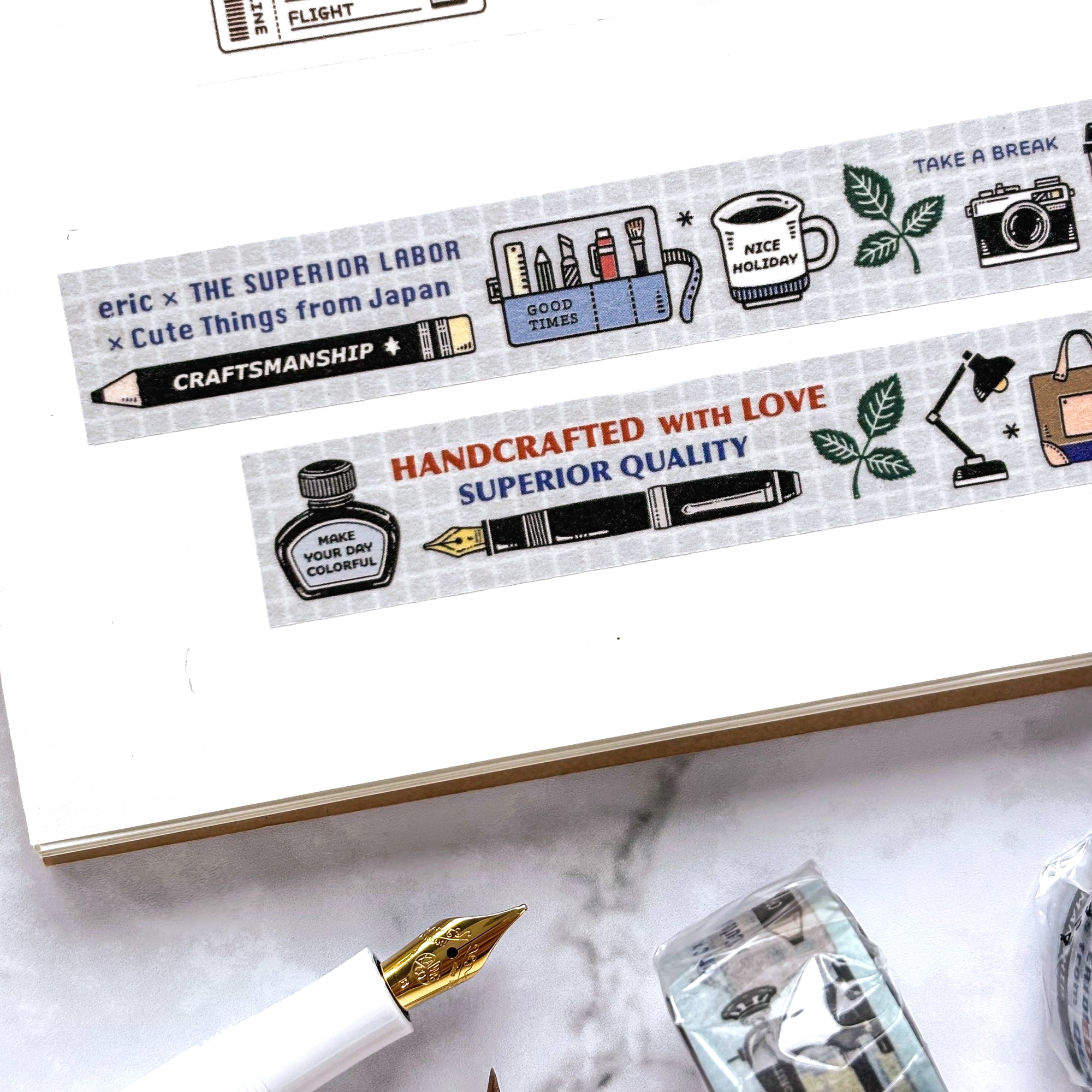 【限定】TSL x eric x CTFJ / マスキングテープ 「Handcrafted with Love」