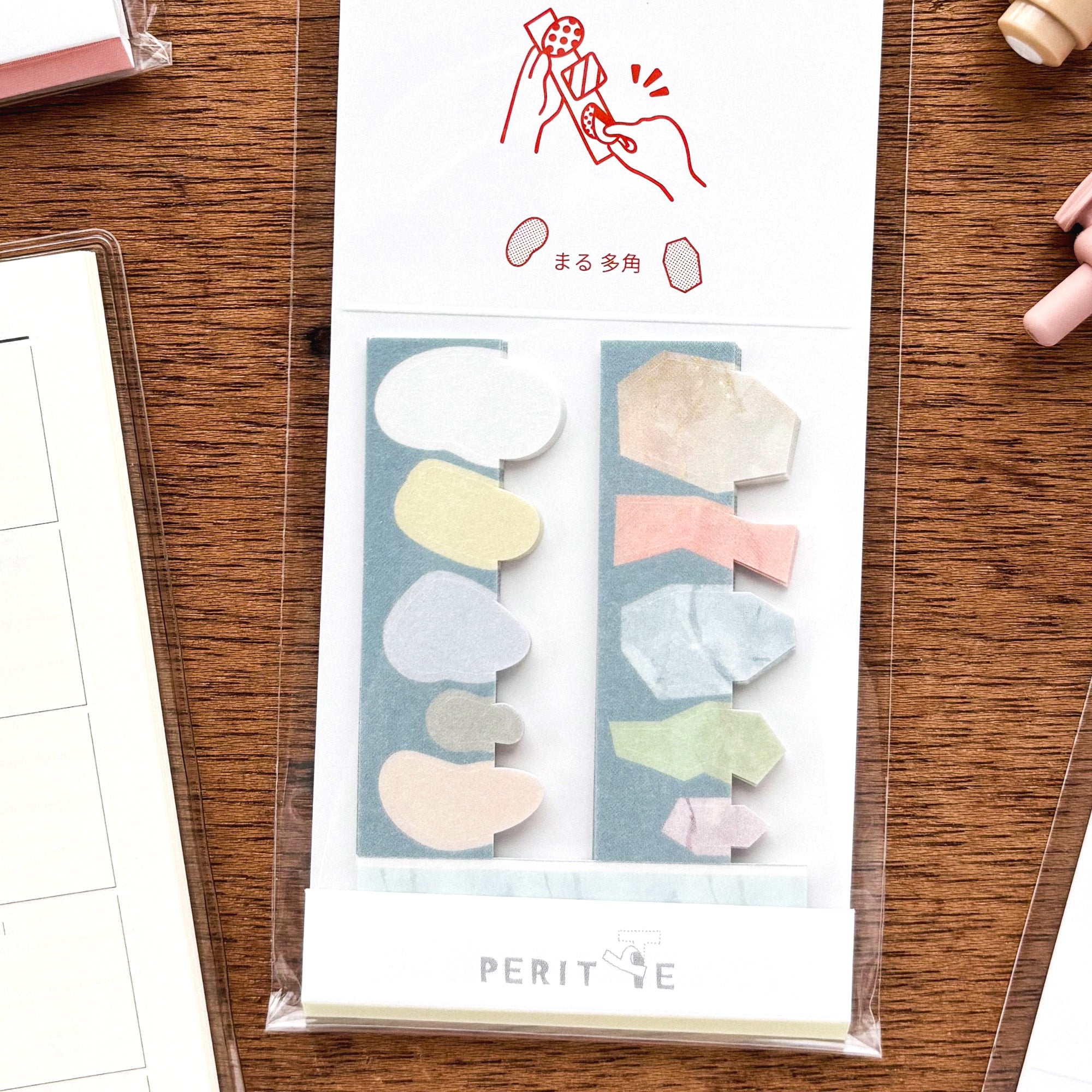 Sheet Peritte Masking Tape Stickers - Shapes