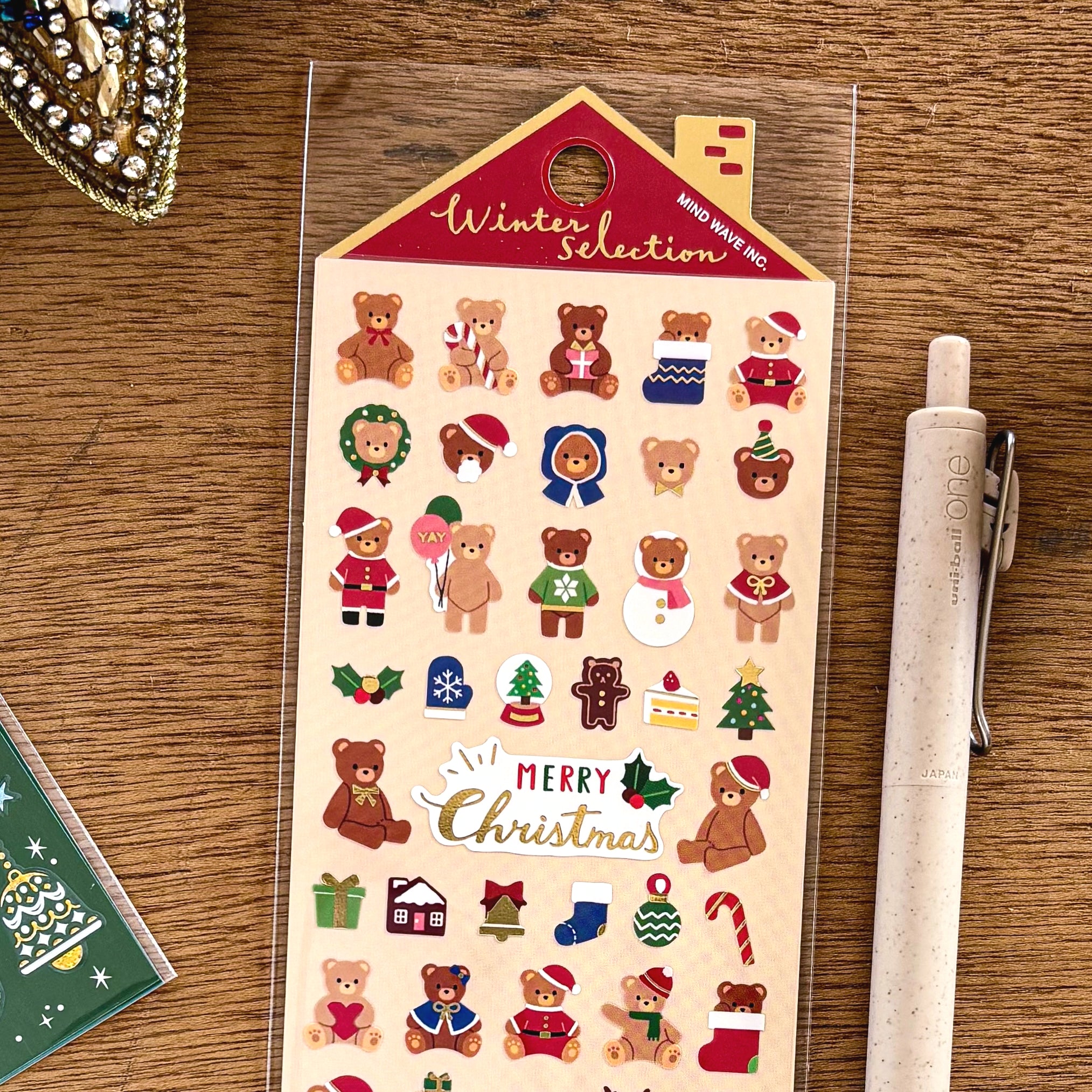 マインドウェイブ / クリスマスシール（Christmas Bear）