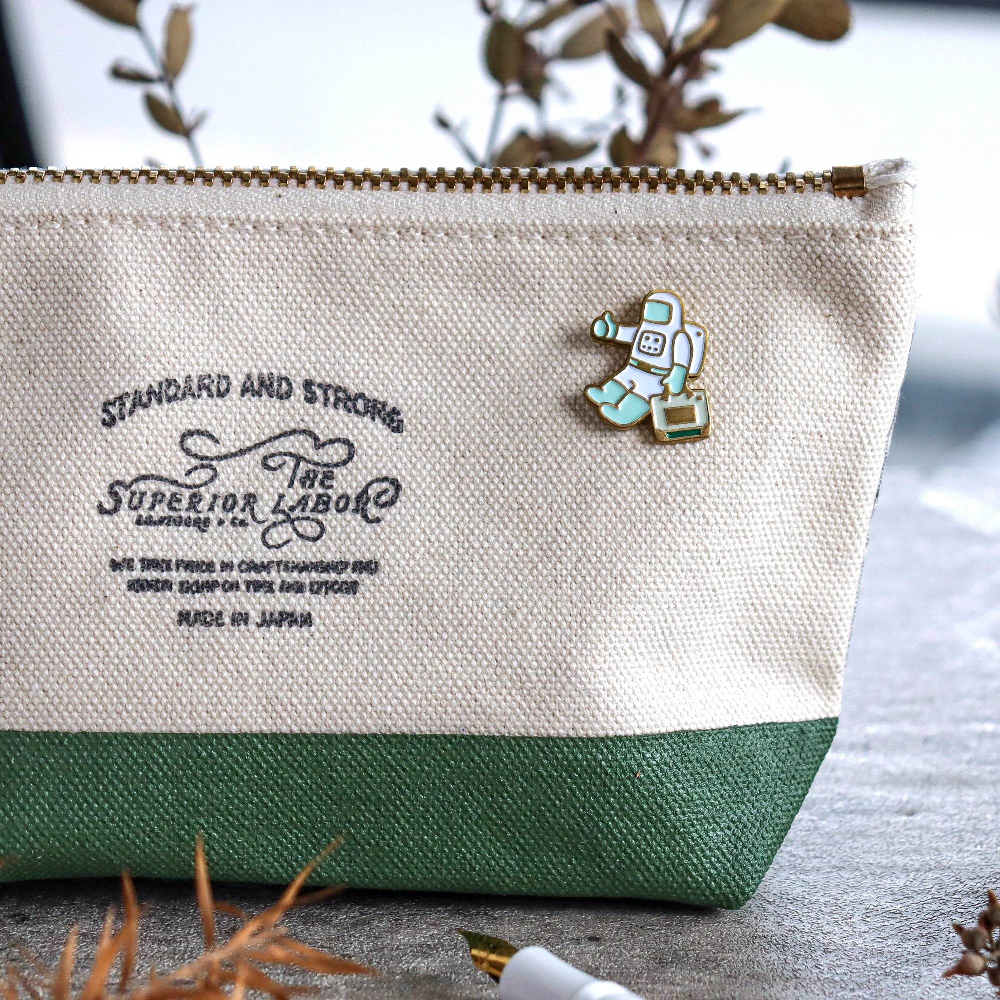 【限定】eric x TSL / 真鍮ピンバッチ（I Love Handmade）