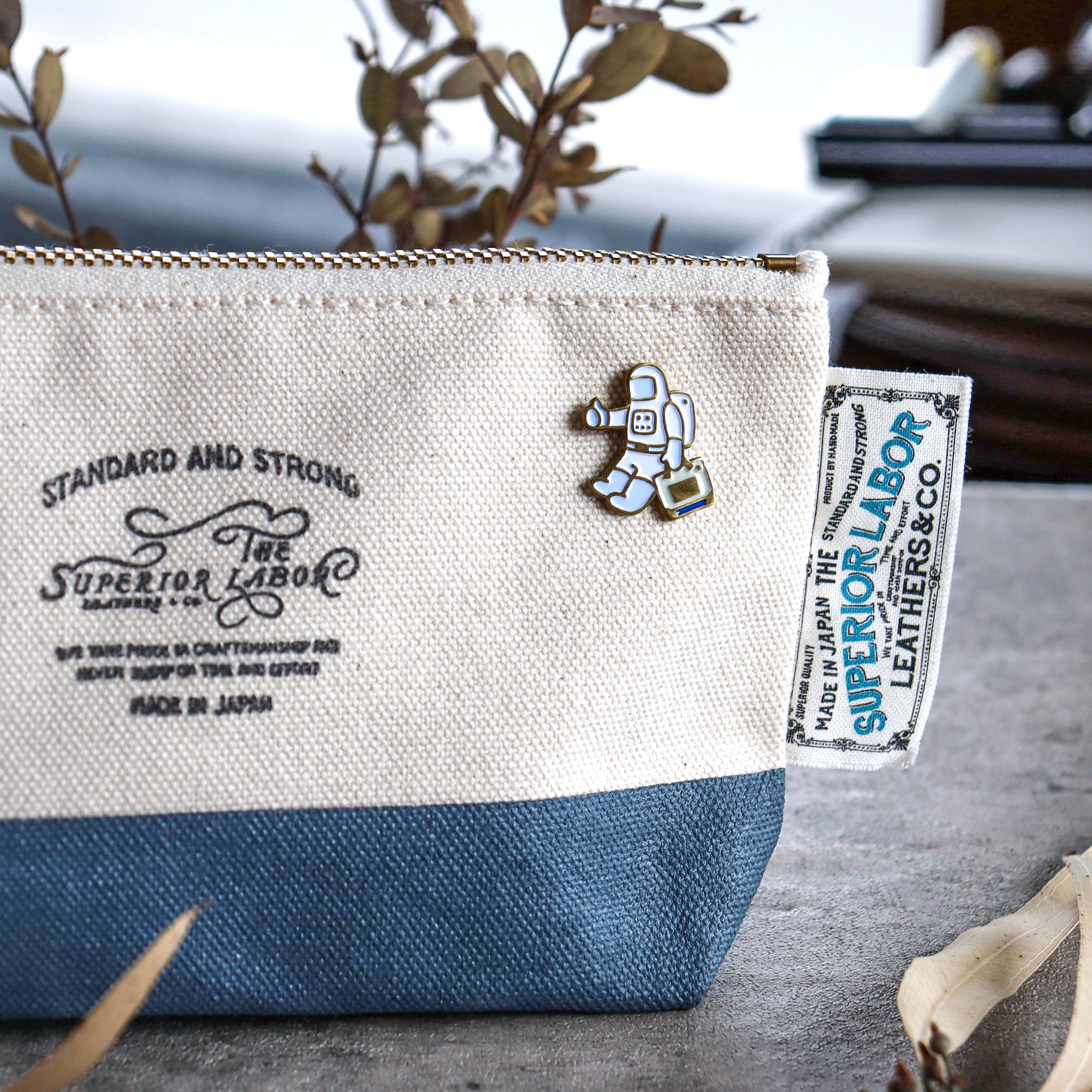 【限定】eric x TSL / 真鍮ピンバッチ（I Love Handmade）