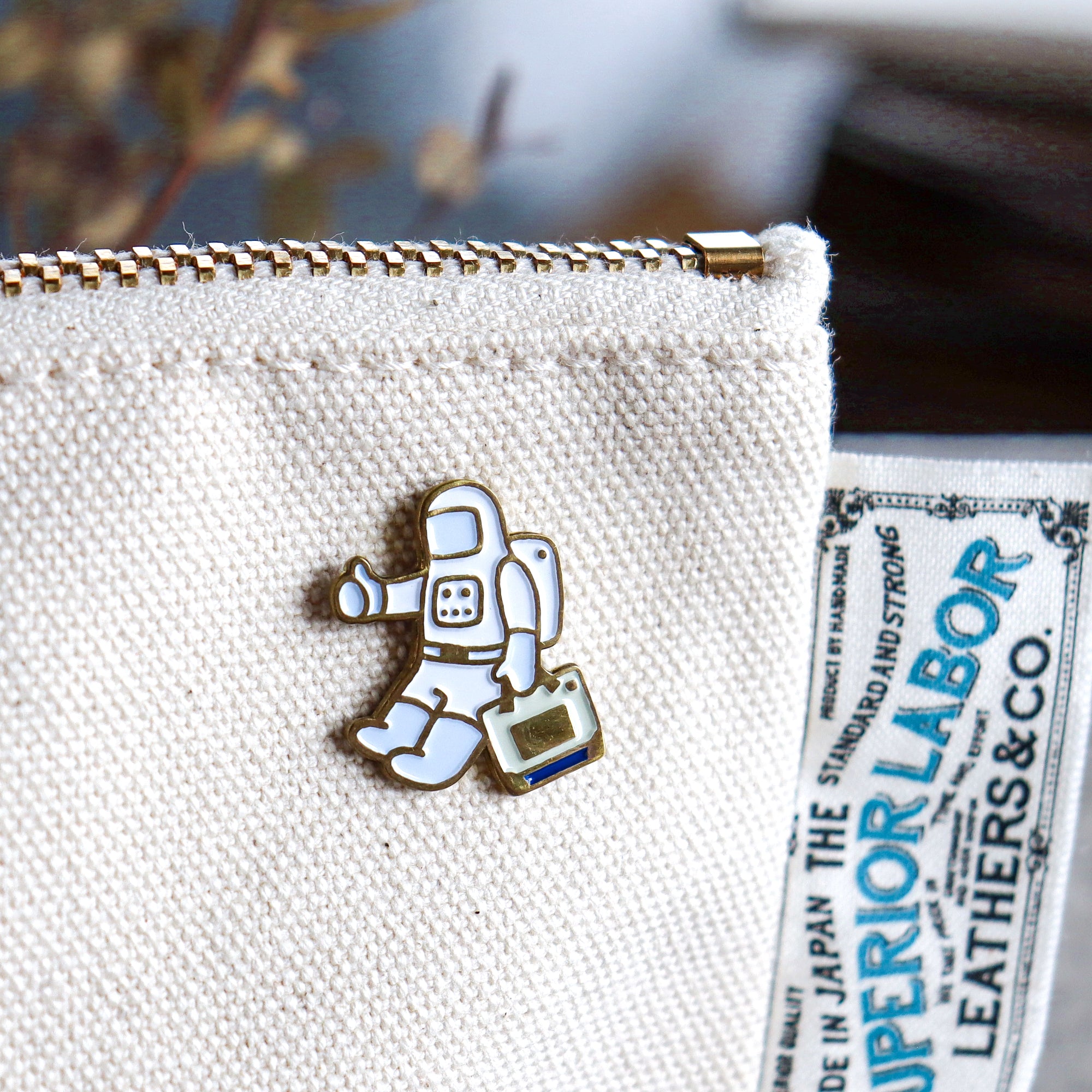 【限定】eric x TSL / 真鍮ピンバッチ（I Love Handmade）