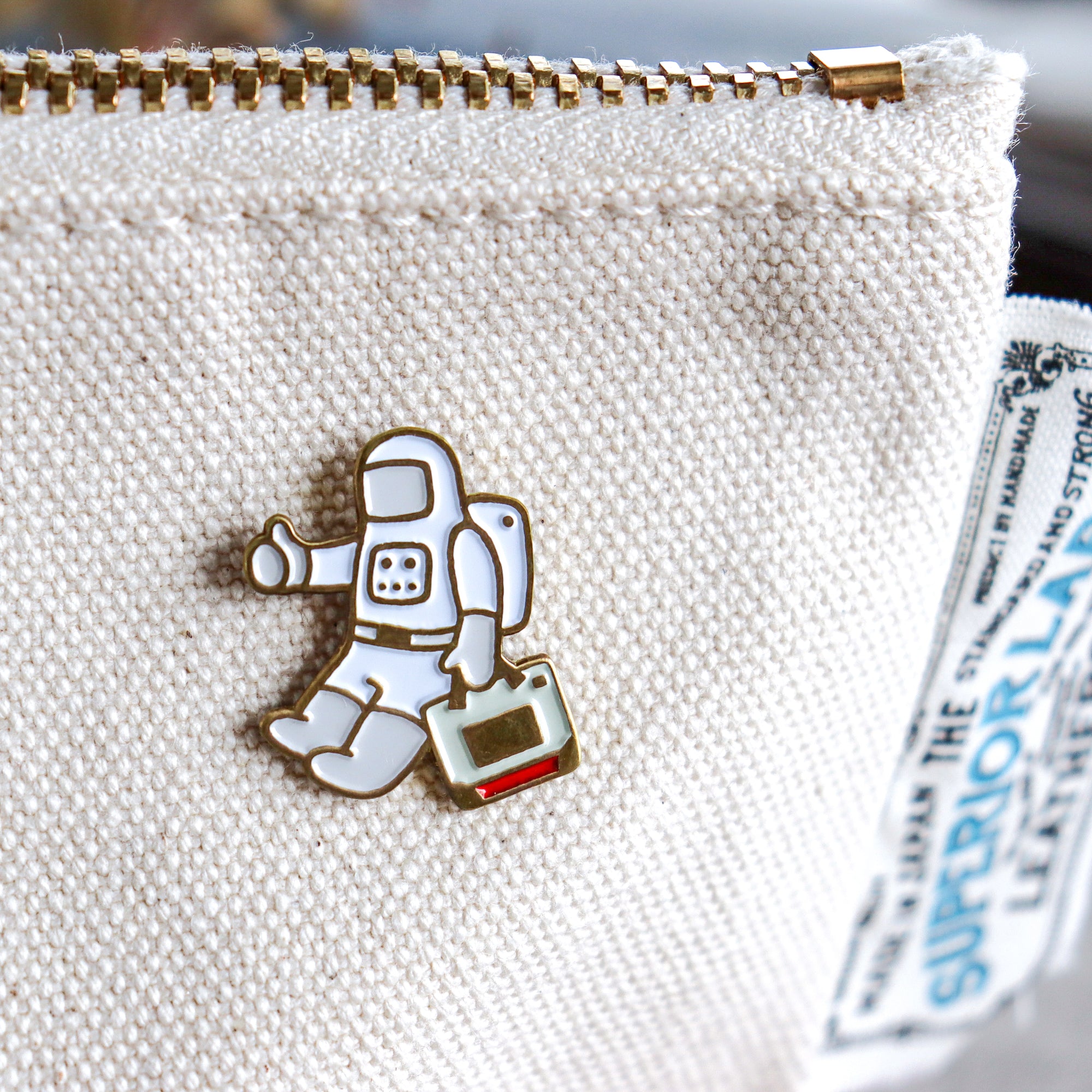 【限定】eric x TSL / 真鍮ピンバッチ（I Love Handmade）