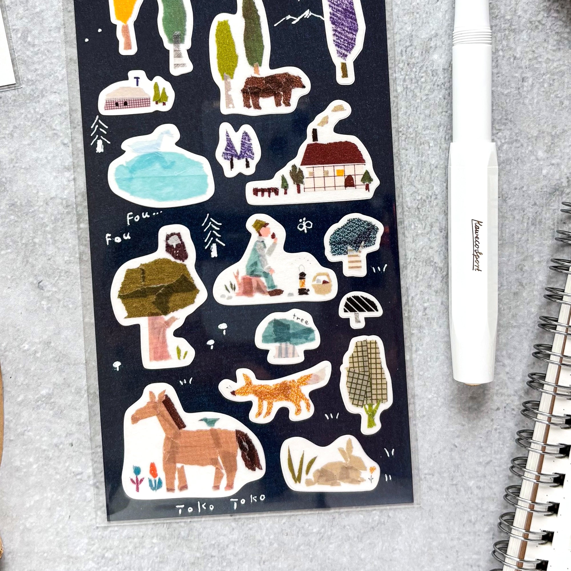 Miki Tamura / My Favorite Stickers - Forest